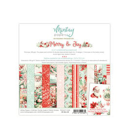 MINTAY MINTAY MERRY & JOY 6x6 PAPER PAD 24 SHEETS