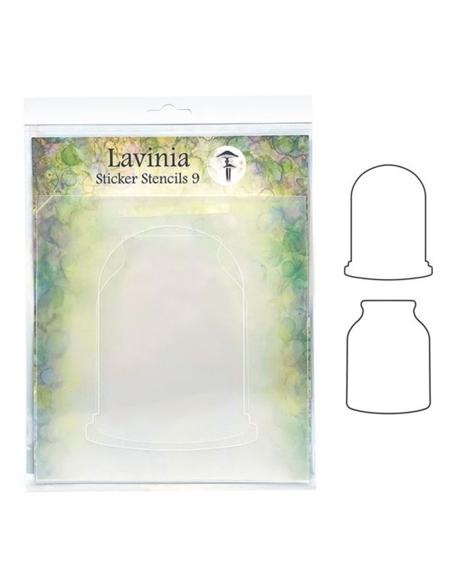 LAVINIA STAMPS LAVINIA STICKER STENCILS 9 MOON JAR COLLECTION