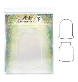 LAVINIA STAMPS LAVINIA STICKER STENCILS 9 MOON JAR COLLECTION