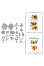 SPELLBINDERS SPELLBINDERS WORLD CARDMAKING DAY EXCLUSIVE FALL FLORALS ETCHED DIE SET