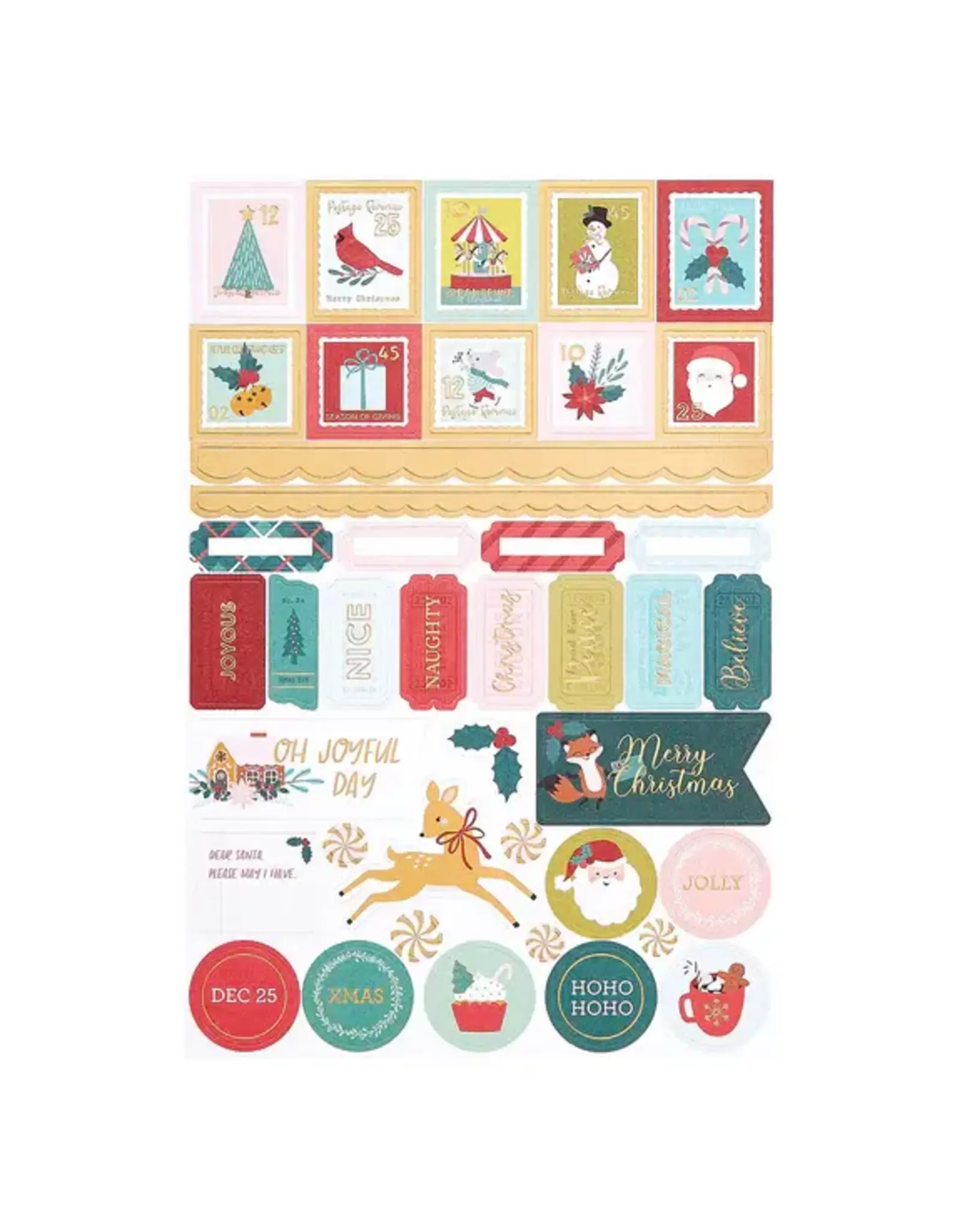 SPELLBINDERS SPELLBINDERS ROSIE'S STUDIO OH JOYFUL DAY CARDSTOCK STICKERS