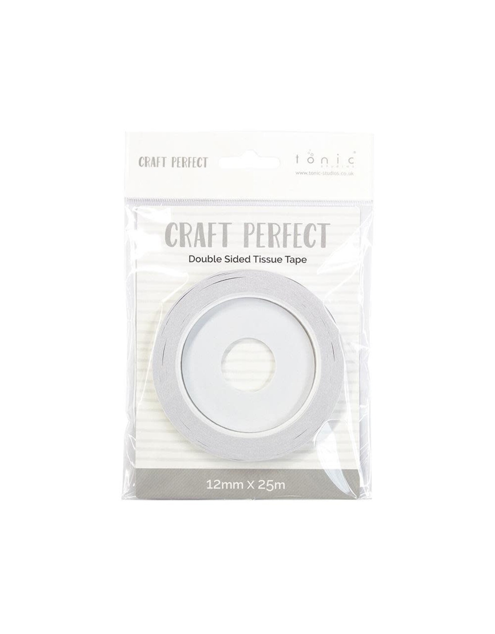 TONIC TONIC STUDIOS CRAFT PERFECT CLEAR TISSUE TAPE 12mm X 25m