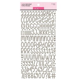 BELLA BLVD BELLA BLVD LUNA ALPHABET OYSTER PUFFY STICKERS