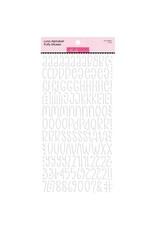 BELLA BLVD BELLA BLVD LUNA ALPHABET WHITE PUFFY STICKERS