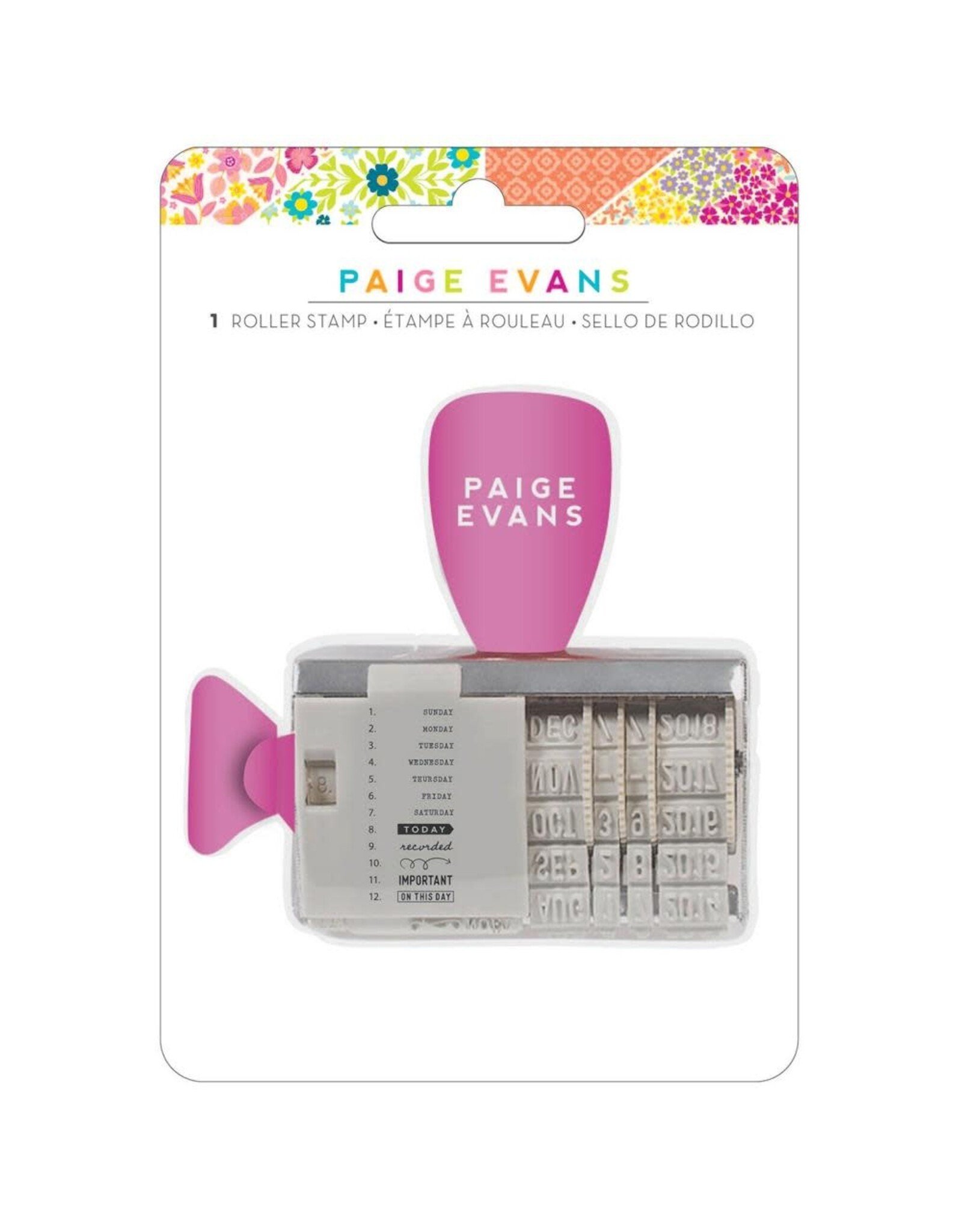 AMERICAN CRAFTS AMERICAN CRAFTS PAIGE EVANS SPLENDID ROLLER DATE STAMP