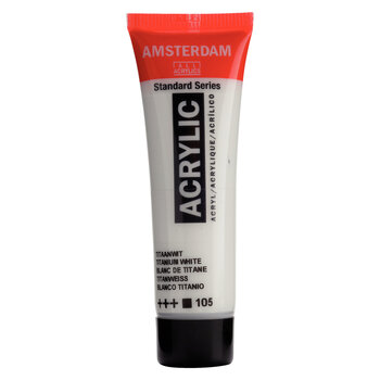 AMSTERDAM AMSTERDAM STANDARD ACRYLIC 20ML TITANIUM WHITE