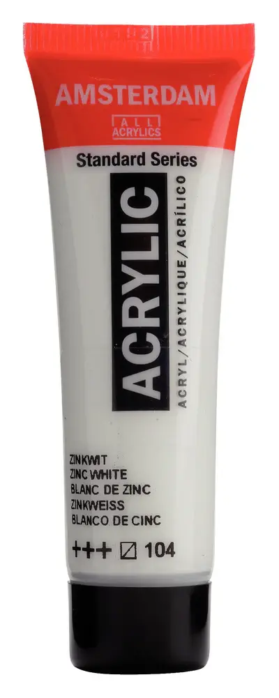 AMSTERDAM AMSTERDAM STANDARD ACRYLIC 20ML PEARL WHITE