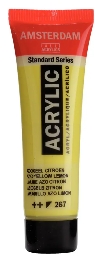 AMSTERDAM AMSTERDAM STANDARD ACRYLIC 20ML AZO YELLOW LEMON