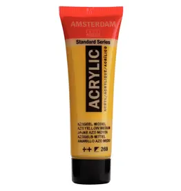 AMSTERDAM AMSTERDAM STANDARD ACRYLIC 20ML AZO YELLOW MEDIUM