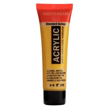 AMSTERDAM AMSTERDAM STANDARD ACRYLIC 20ML AZO YELLOW MEDIUM