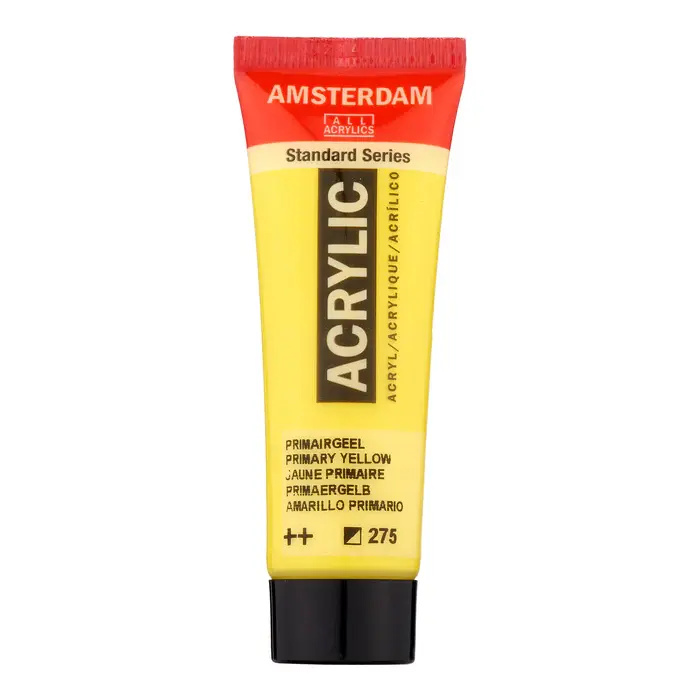 AMSTERDAM AMSTERDAM STANDARD ACRYLIC 20ML PRIMARY YELLOW