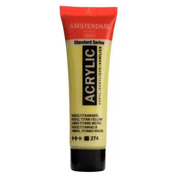 AMSTERDAM AMSTERDAM STANDARD ACRYLIC 20ML NICKEL TITANIUM YELLOW