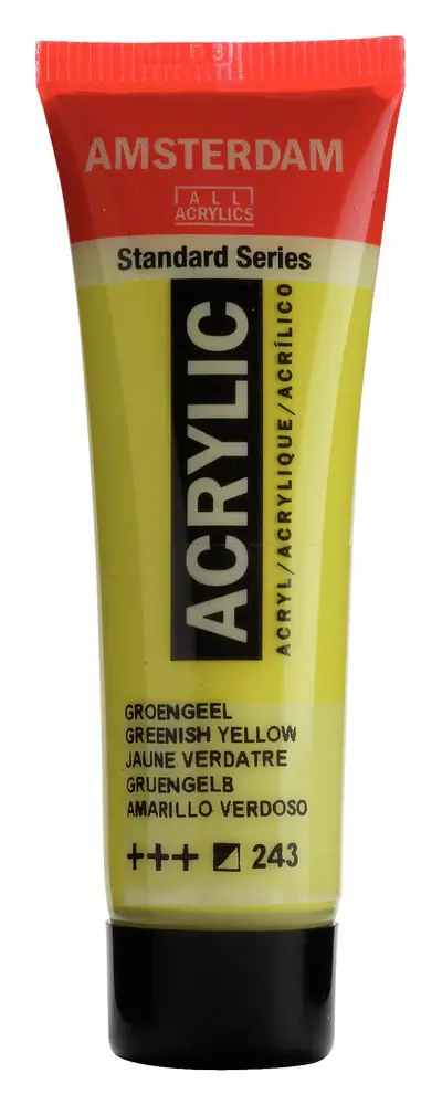 AMSTERDAM AMSTERDAM STANDARD ACRYLIC 20ML GREENISH YELLOW