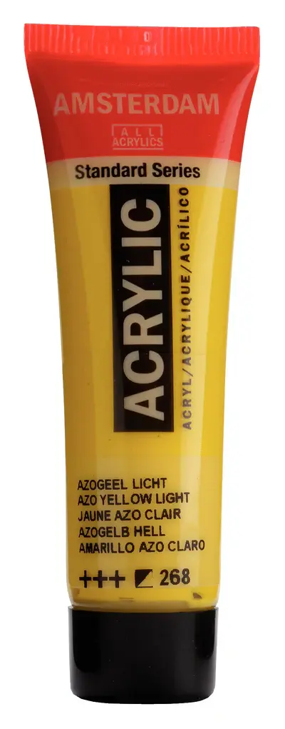 AMSTERDAM AMSTERDAM STANDARD ACRYLIC 20ML AZO YELLOW LIGHT