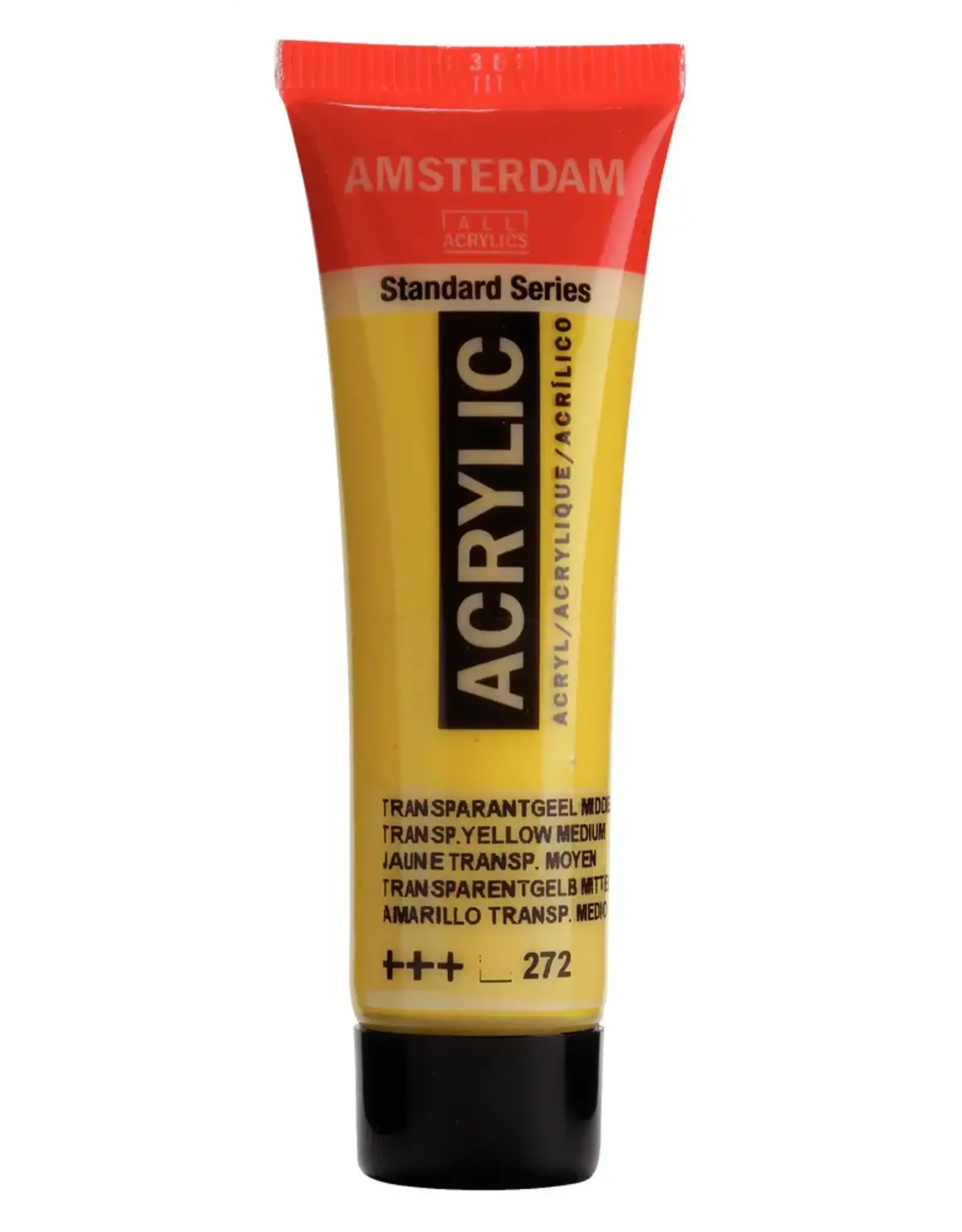 AMSTERDAM AMSTERDAM STANDARD ACRYLIC 20ML TRANSPARENT YELLOW MEDIUM