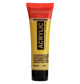 AMSTERDAM AMSTERDAM STANDARD ACRYLIC 20ML TRANSPARENT YELLOW MEDIUM