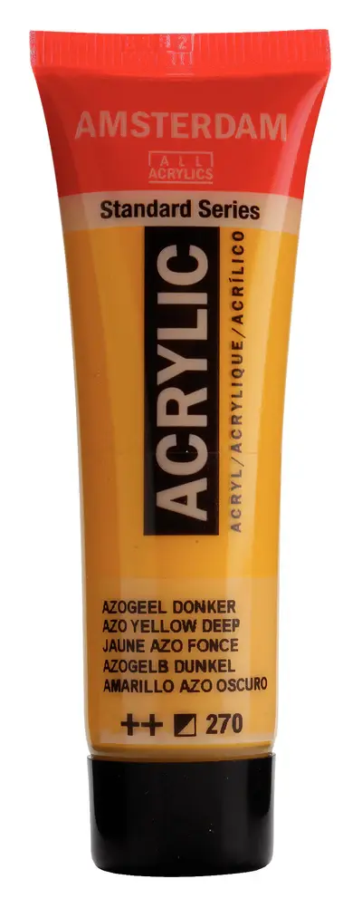 AMSTERDAM AMSTERDAM STANDARD ACRYLIC 20ML AZO YELLOW DEEP