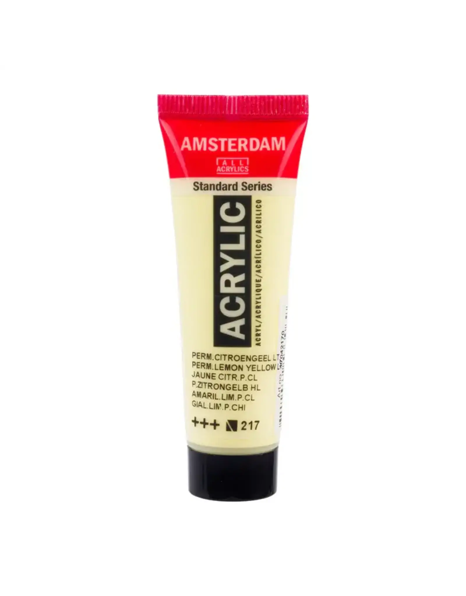 AMSTERDAM AMSTERDAM STANDARD ACRYLIC 20ML PERMANENT LEMON YELLOW LIGHT