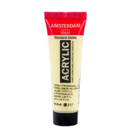 AMSTERDAM AMSTERDAM STANDARD ACRYLIC 20ML PERMANENT LEMON YELLOW LIGHT