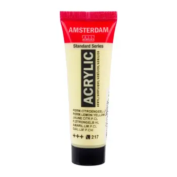 AMSTERDAM AMSTERDAM STANDARD ACRYLIC 20ML PERMANENT LEMON YELLOW LIGHT