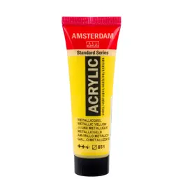 AMSTERDAM AMSTERDAM STANDARD ACRYLIC 20ML METALLIC YELLOW