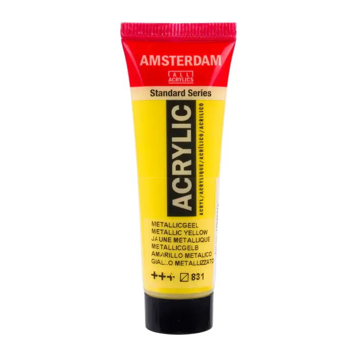 AMSTERDAM AMSTERDAM STANDARD ACRYLIC 20ML METALLIC YELLOW