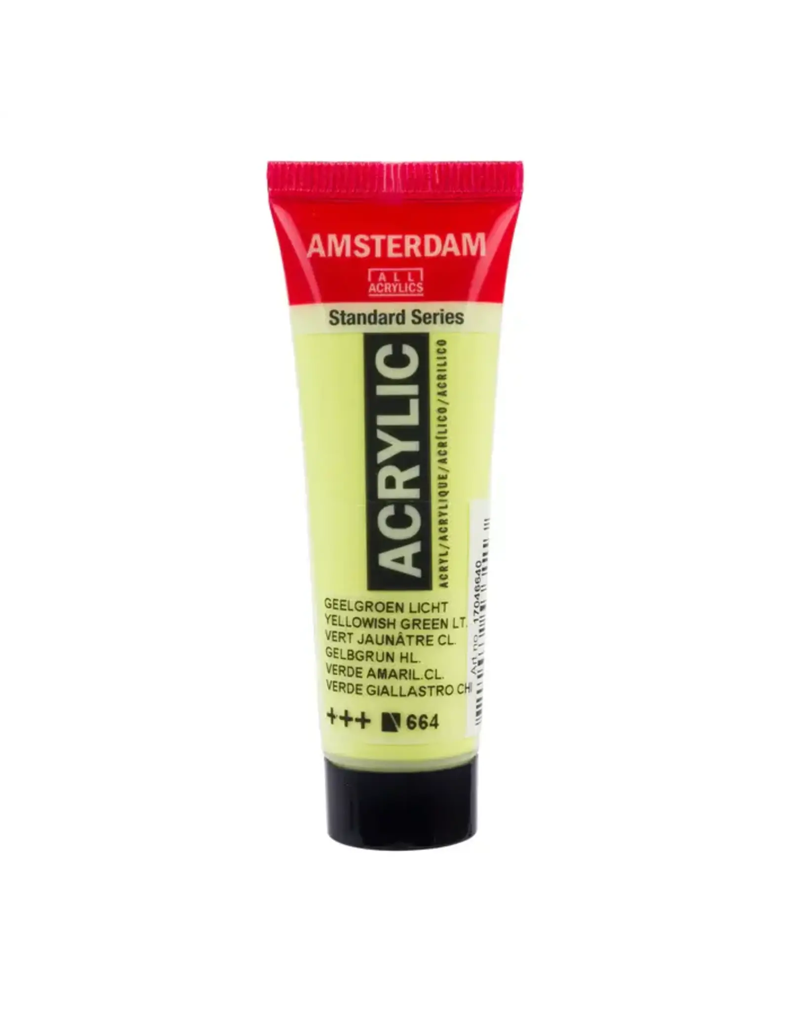 AMSTERDAM AMSTERDAM STANDARD ACRYLIC 20ML YELLOWISH GREEN LIGHT