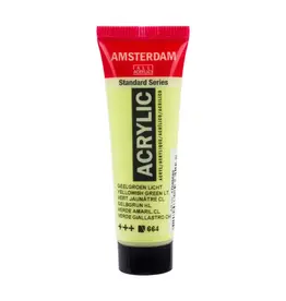 AMSTERDAM AMSTERDAM STANDARD ACRYLIC 20ML YELLOWISH GREEN LIGHT