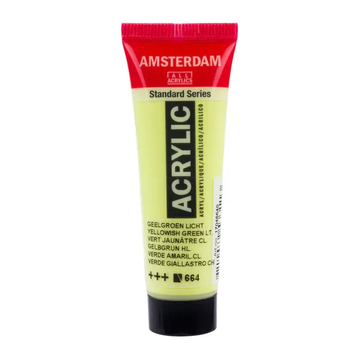 AMSTERDAM AMSTERDAM STANDARD ACRYLIC 20ML YELLOWISH GREEN LIGHT