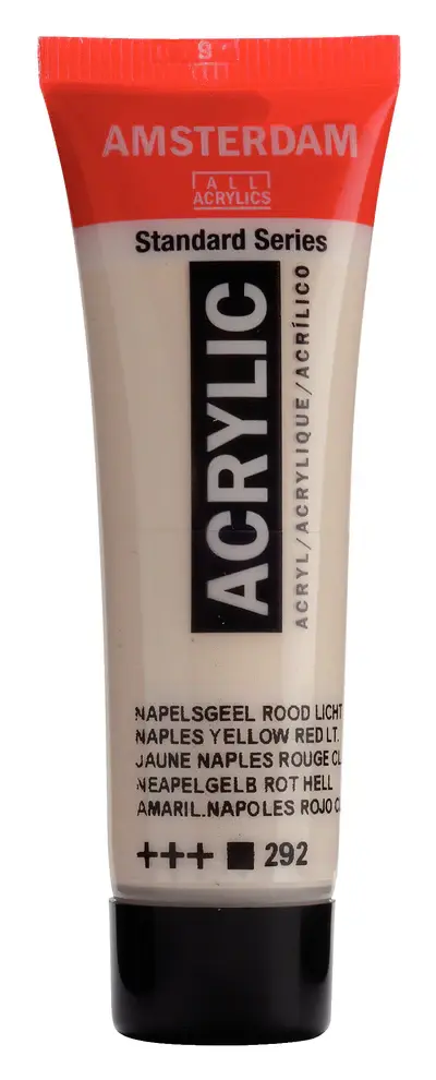 AMSTERDAM AMSTERDAM STANDARD ACRYLIC 20ML NAPLES YELLOW RED LIGHT