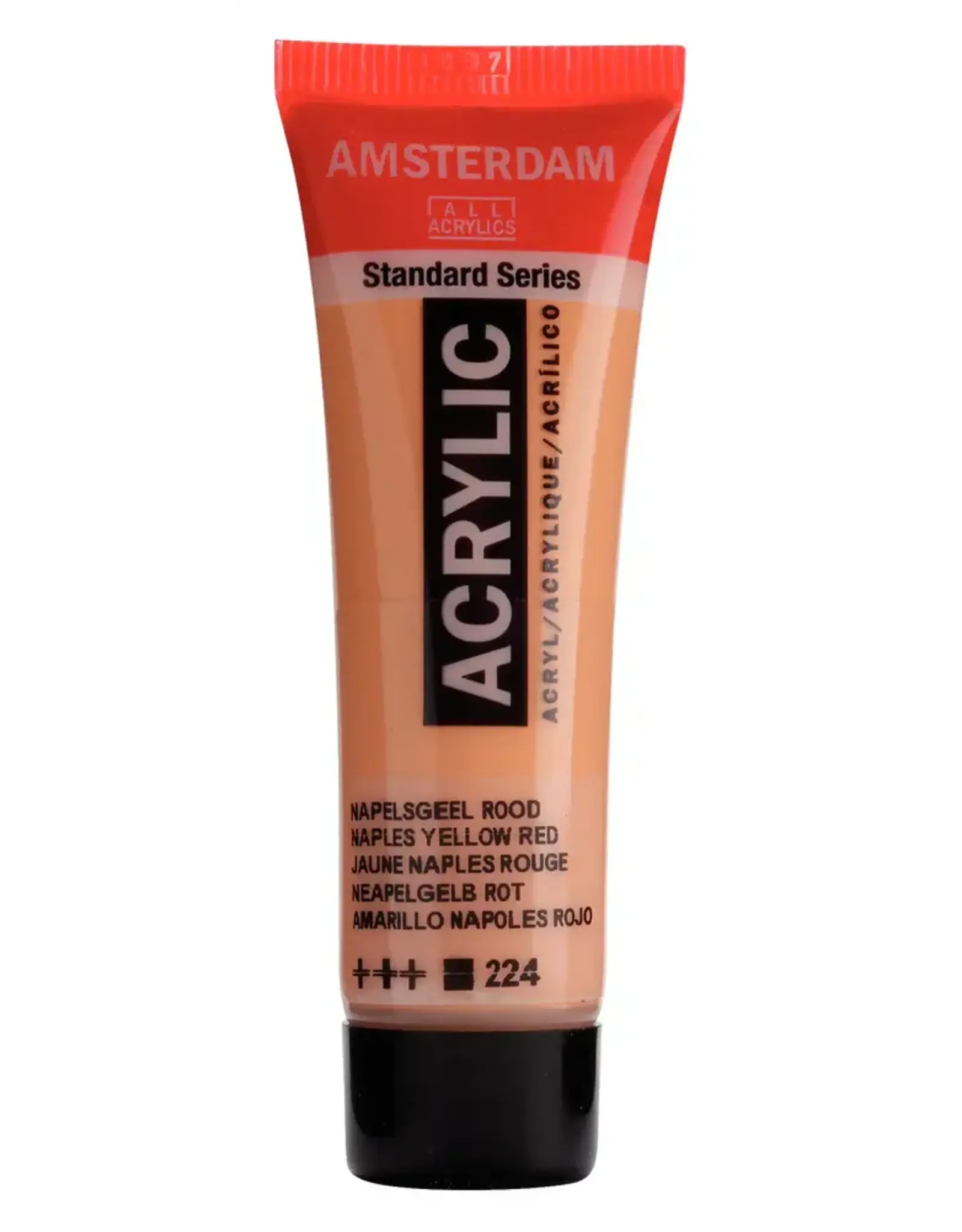 AMSTERDAM AMSTERDAM STANDARD ACRYLIC 20ML NAPLES YELLOW RED