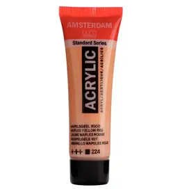 AMSTERDAM AMSTERDAM STANDARD ACRYLIC 20ML NAPLES YELLOW RED