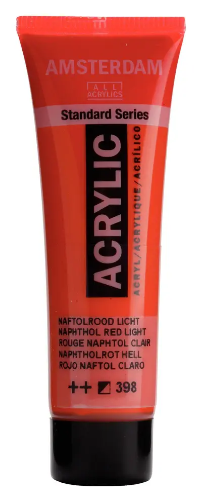 AMSTERDAM AMSTERDAM STANDARD ACRYLIC 20ML NAPHTHOL RED LIGHT