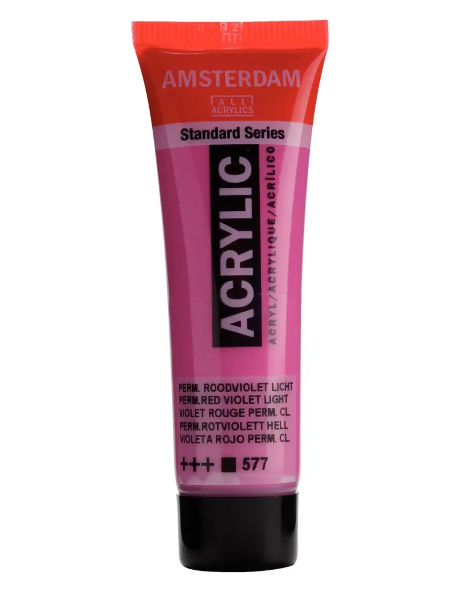 AMSTERDAM AMSTERDAM STANDARD ACRYLIC 20ML PERMANENT RED VIOLET LIGHT