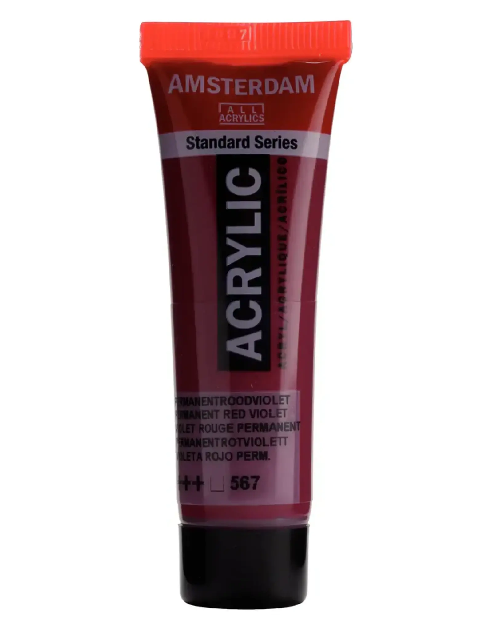 AMSTERDAM AMSTERDAM STANDARD ACRYLIC 20ML PERMANENT RED VIOLET