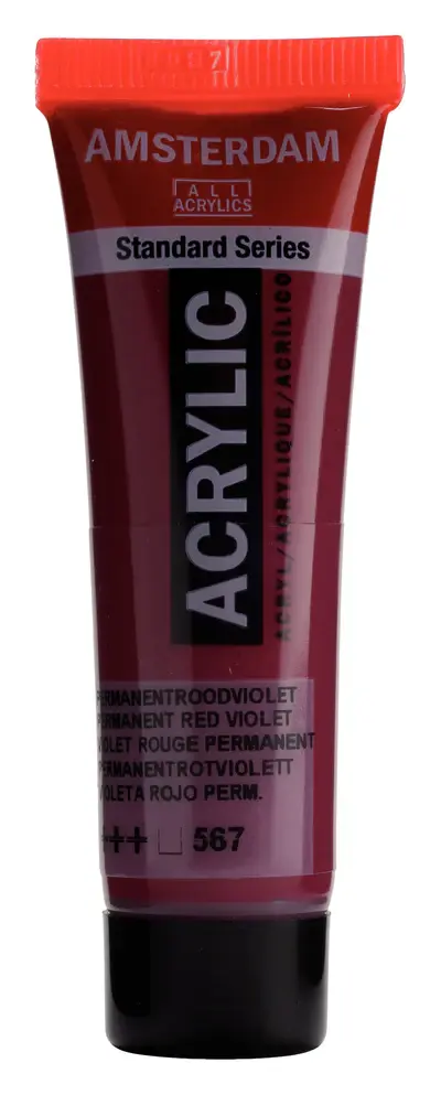 AMSTERDAM AMSTERDAM STANDARD ACRYLIC 20ML PERMANENT RED VIOLET