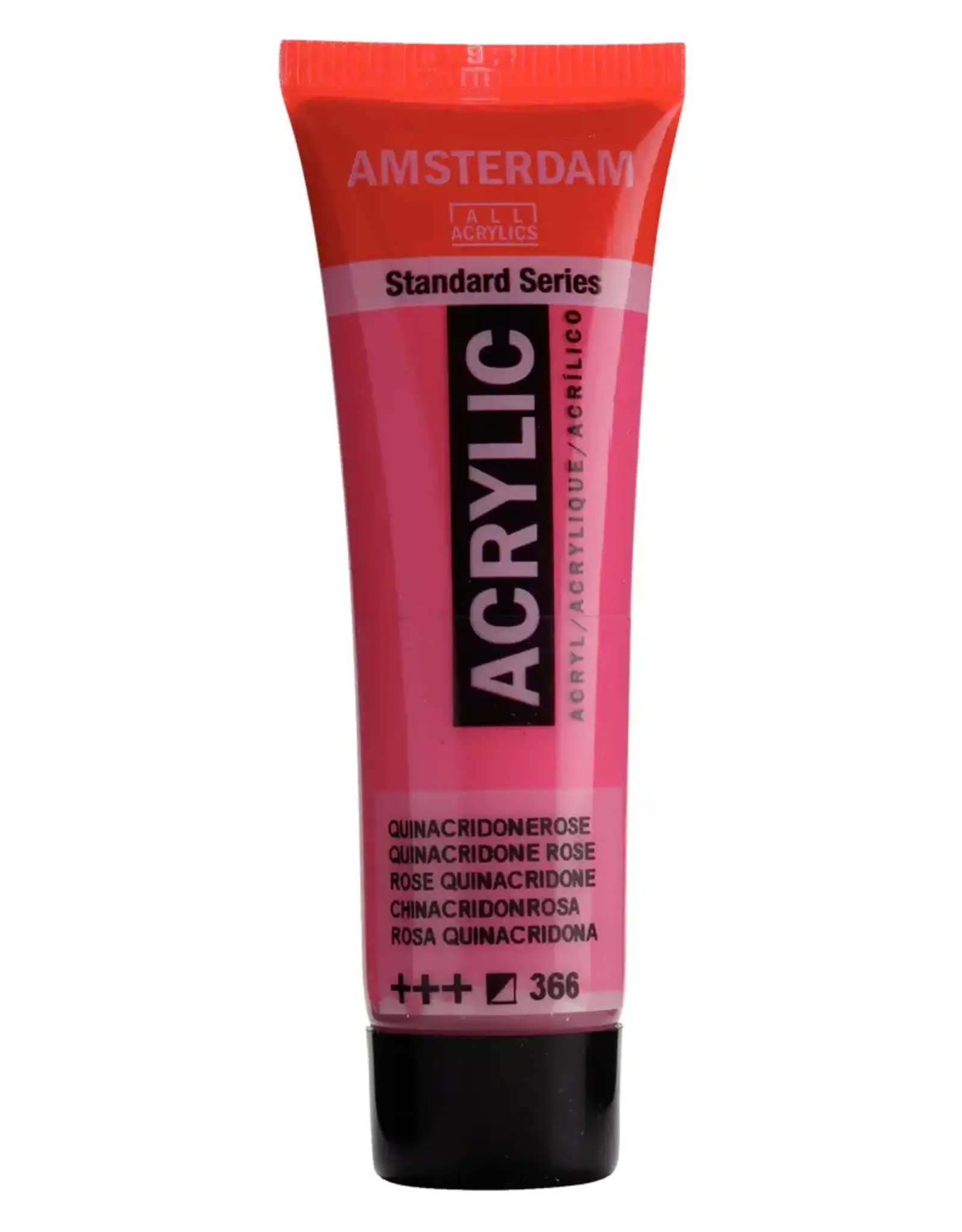 AMSTERDAM AMSTERDAM STANDARD ACRYLIC 20ML QUINACRIDONE ROSE LIGHT