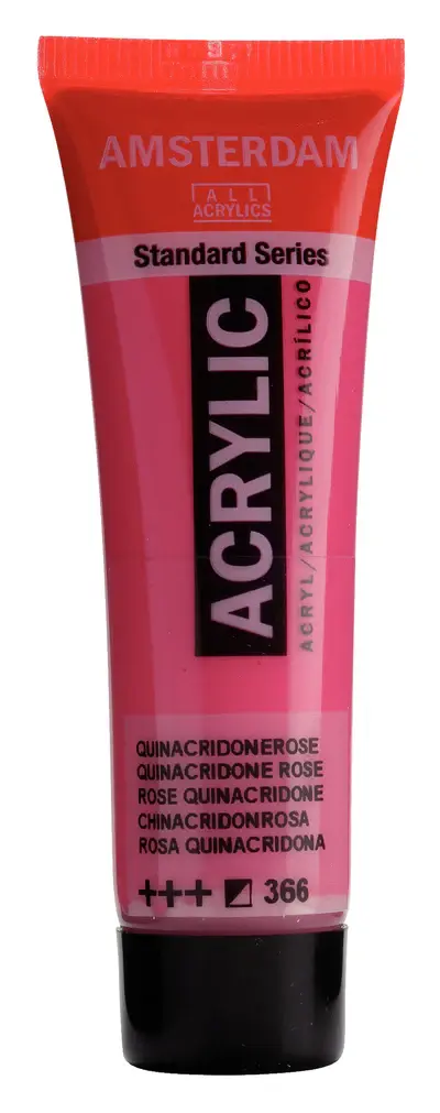 AMSTERDAM AMSTERDAM STANDARD ACRYLIC 20ML QUINACRIDONE ROSE LIGHT