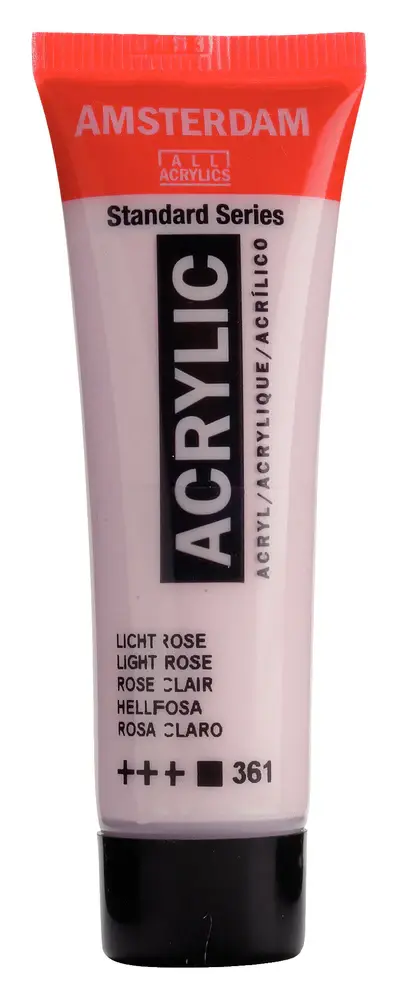 AMSTERDAM AMSTERDAM STANDARD ACRYLIC 20ML LIGHT ROSE