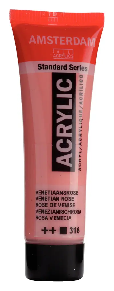 AMSTERDAM AMSTERDAM STANDARD ACRYLIC 20ML VENETIAN ROSE