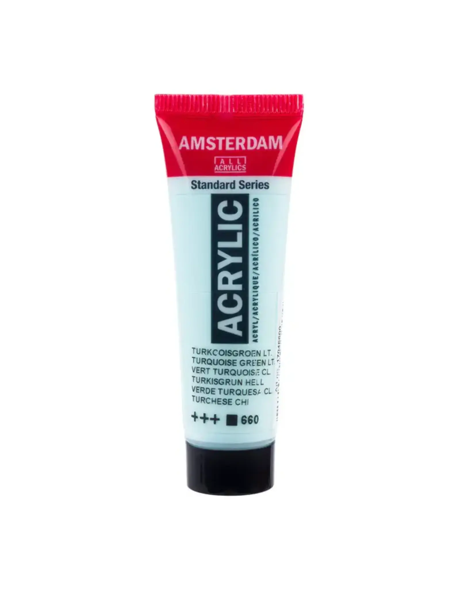 AMSTERDAM AMSTERDAM STANDARD ACRYLIC 20ML TURQUOISE GREEN LIGHT