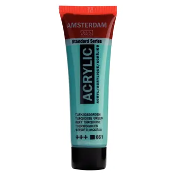 AMSTERDAM AMSTERDAM STANDARD ACRYLIC 20ML TURQUOISE GREEN