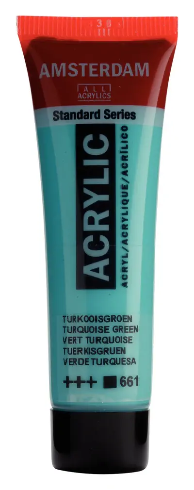 AMSTERDAM AMSTERDAM STANDARD ACRYLIC 20ML TURQUOISE GREEN