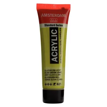 AMSTERDAM AMSTERDAM STANDARD ACRYLIC 20ML OLIVE GREEN LIGHT