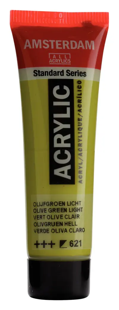 AMSTERDAM AMSTERDAM STANDARD ACRYLIC 20ML OLIVE GREEN LIGHT