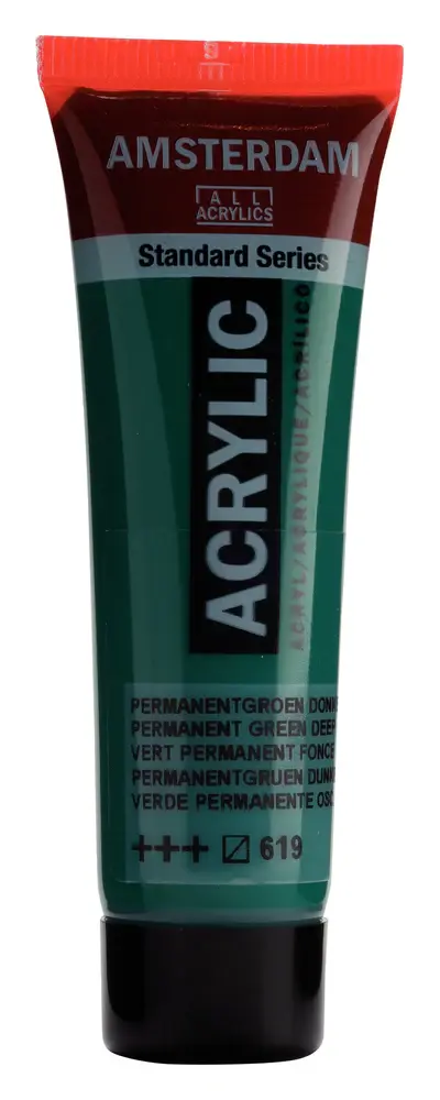AMSTERDAM AMSTERDAM STANDARD ACRYLIC 20ML PERMANENT GREEN DEEP