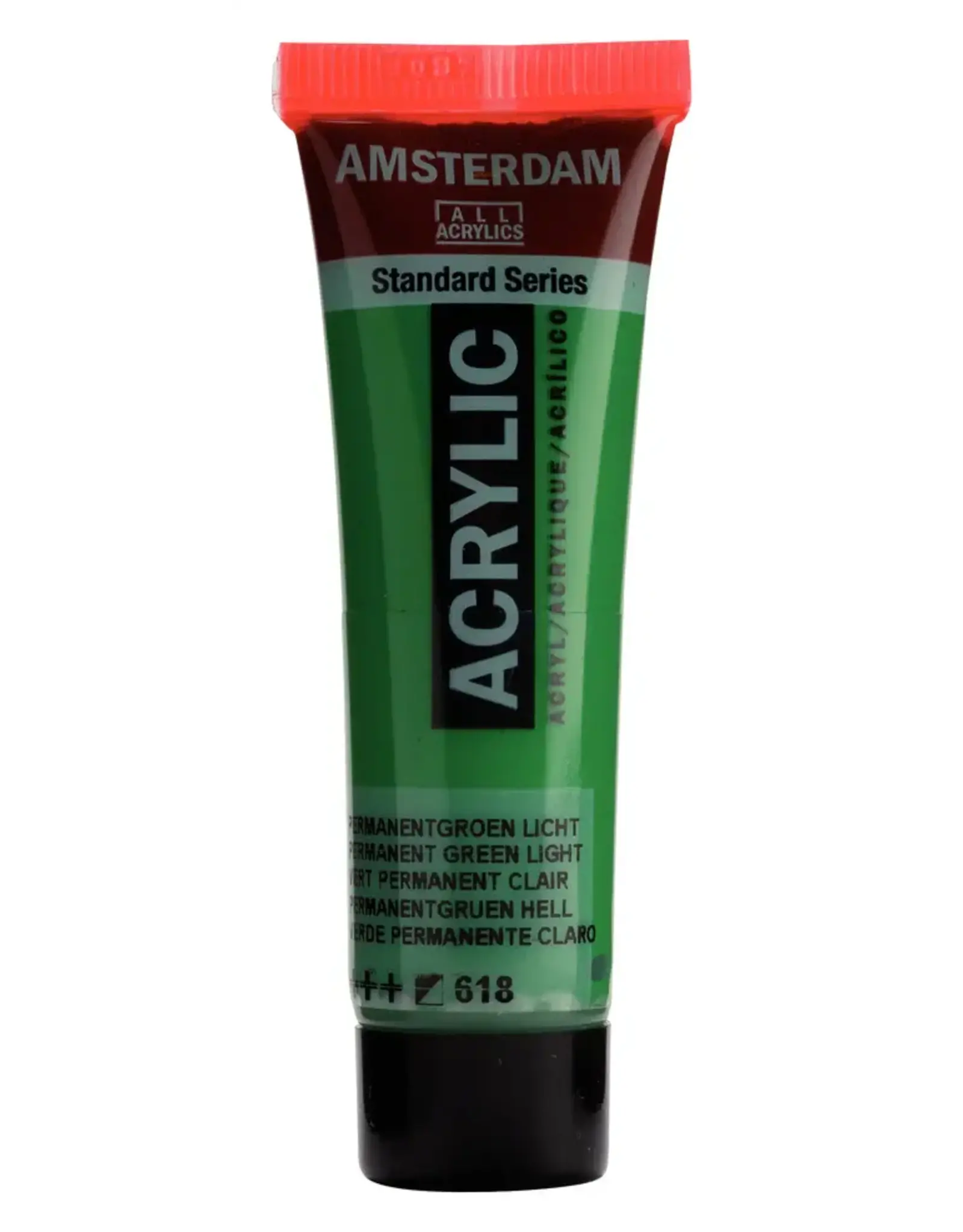 AMSTERDAM AMSTERDAM STANDARD ACRYLIC 20ML PERMANENT GREEN LIGHT