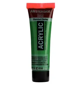 AMSTERDAM AMSTERDAM STANDARD ACRYLIC 20ML PERMANENT GREEN LIGHT