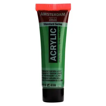 AMSTERDAM AMSTERDAM STANDARD ACRYLIC 20ML PERMANENT GREEN LIGHT