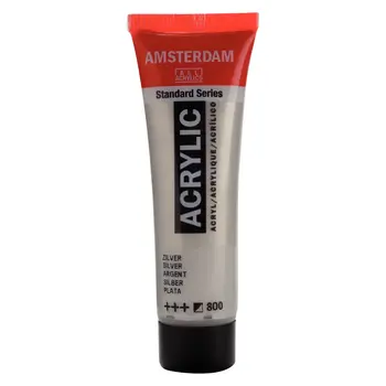 AMSTERDAM AMSTERDAM STANDARD ACRYLIC 20ML SILVER